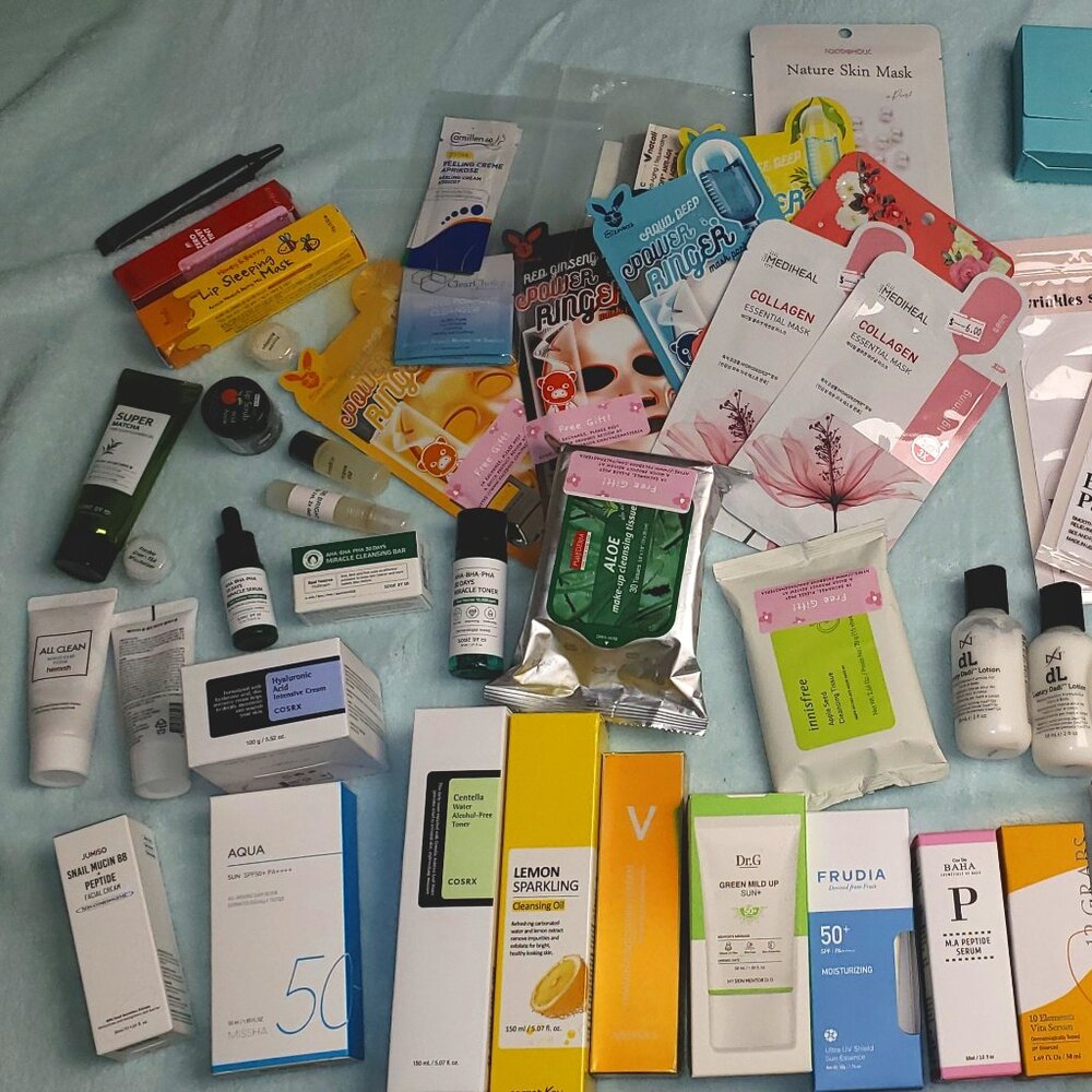 Massive lot of new Korean skincare and others 52+ pieces $870 retail!